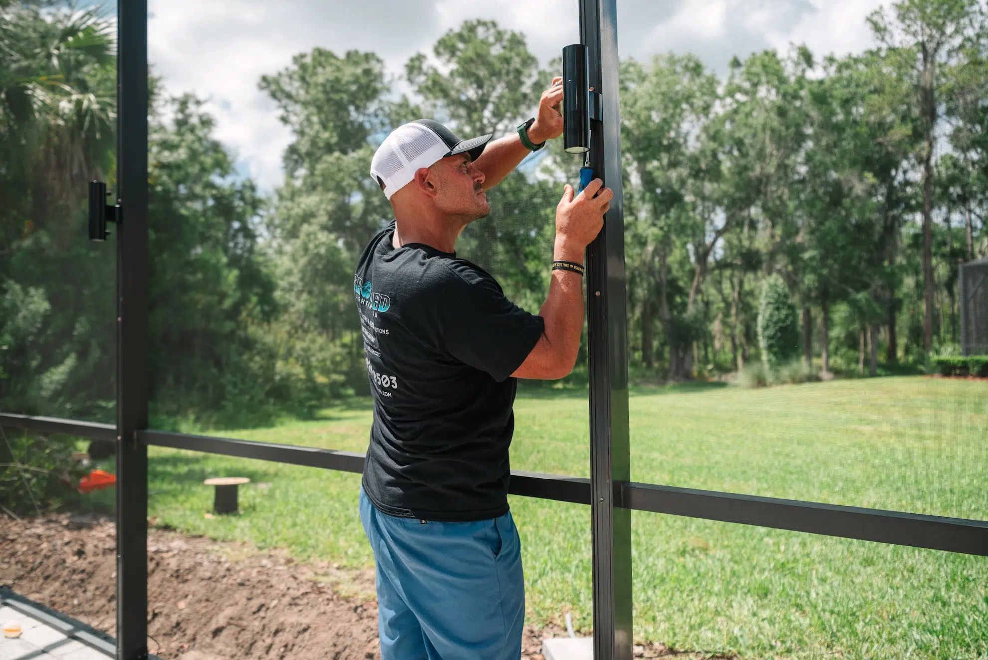 adding pool lights to a home in Tampa Florida