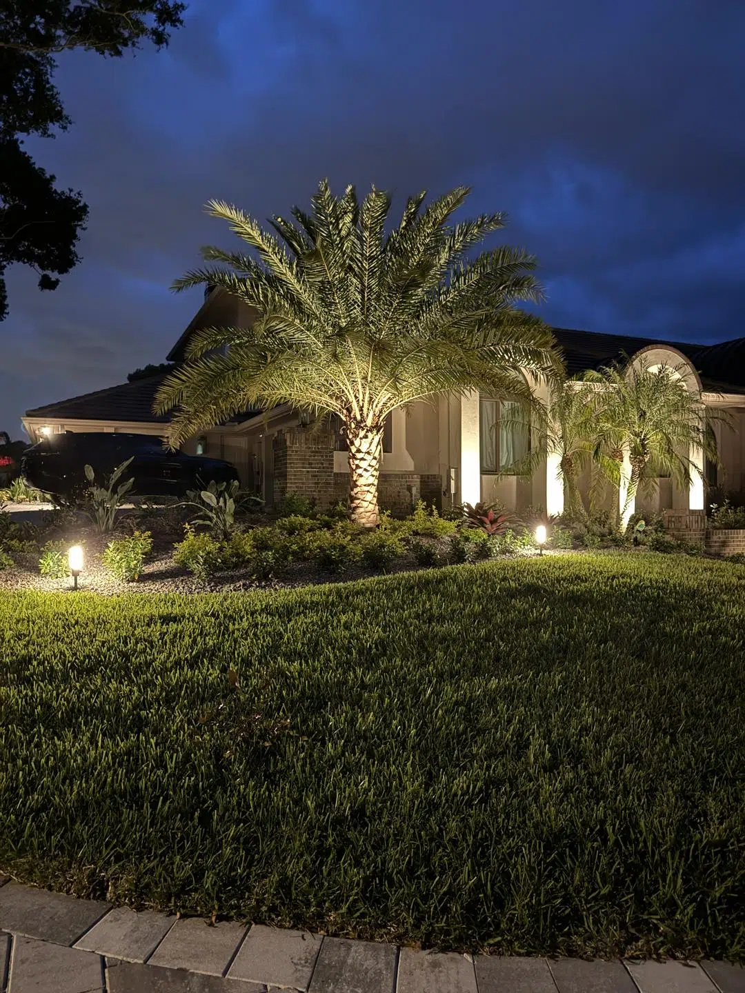 Garden Lighting Tampa Front Yard Path Low Voltage
