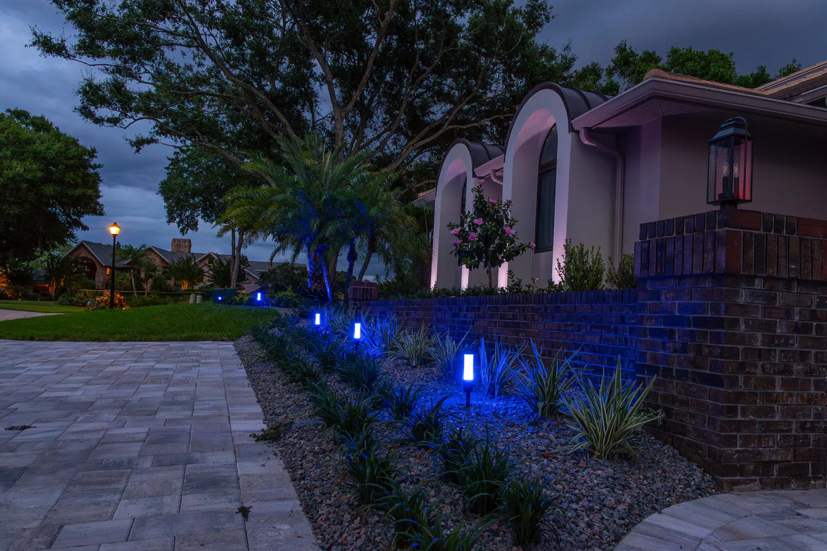 Walkway and Garden Lighting Blue LEDs