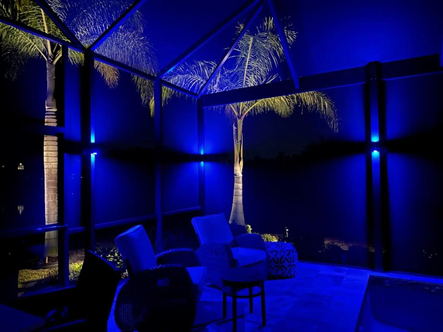 Color Changing Tree Uplighting